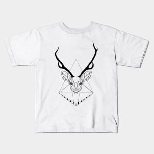 ABSTRACT GEOMETRIC DEER Kids T-Shirt